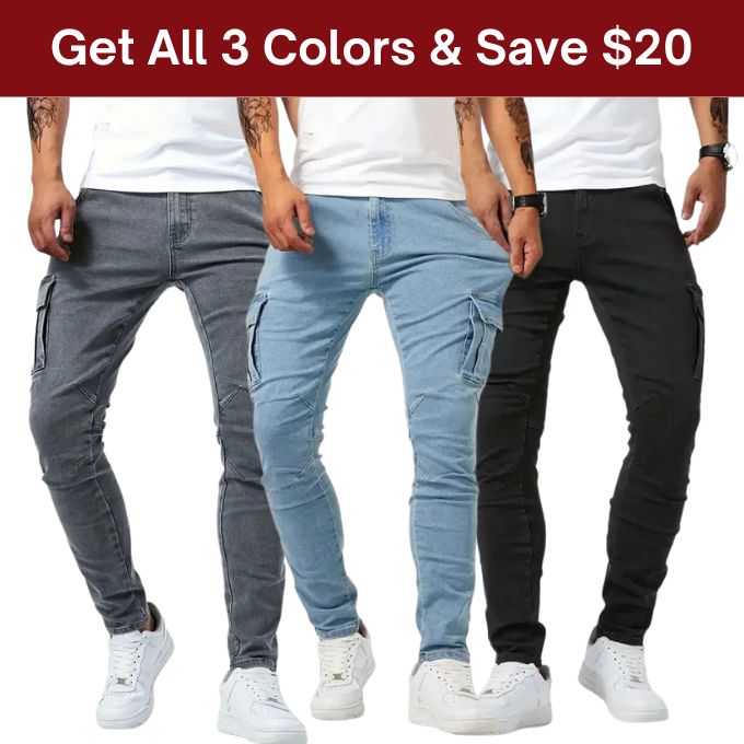 Paula | Kensington Slim-Fit Cargohose Herren Stil