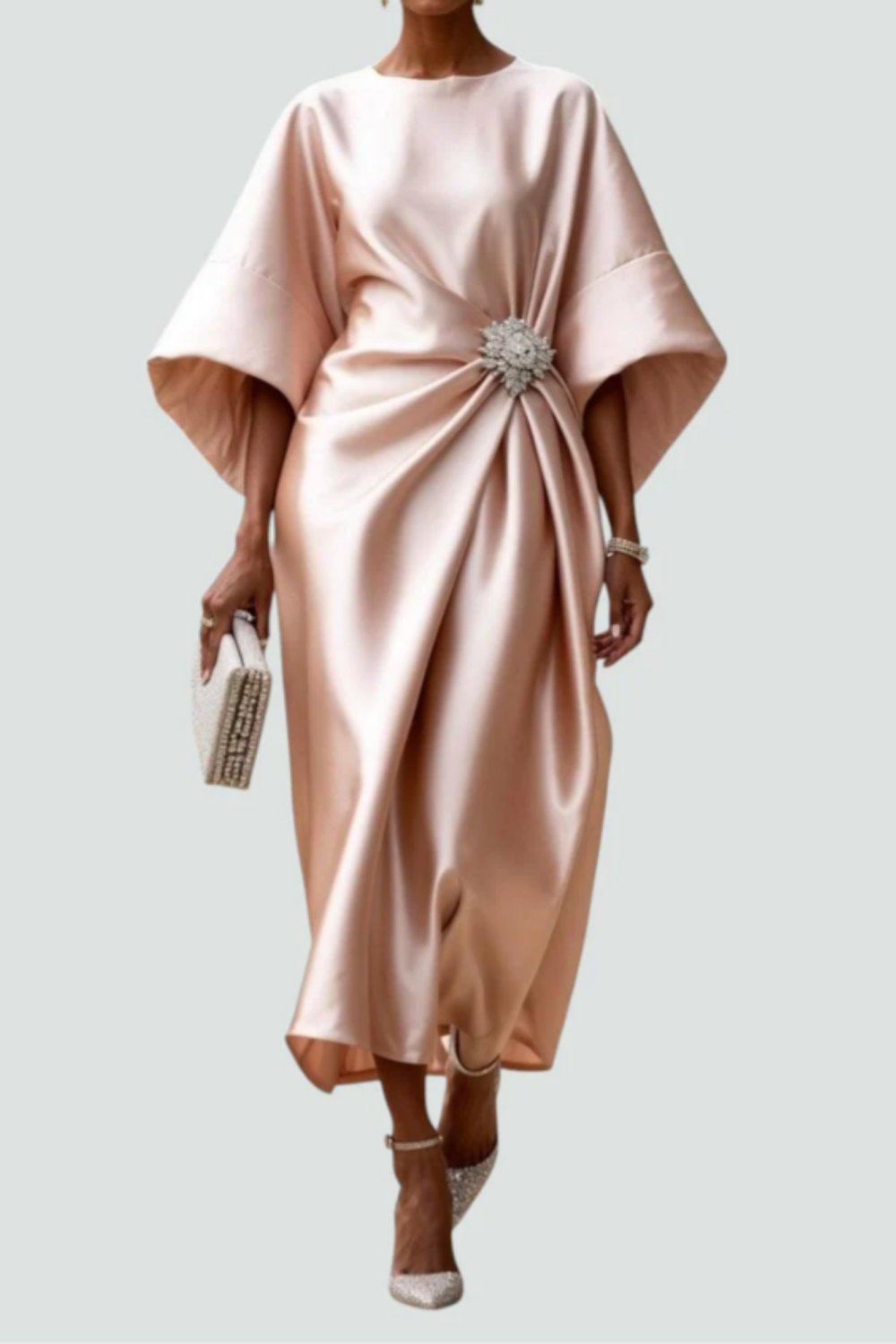 Anne Langes Abendkleid | Beige