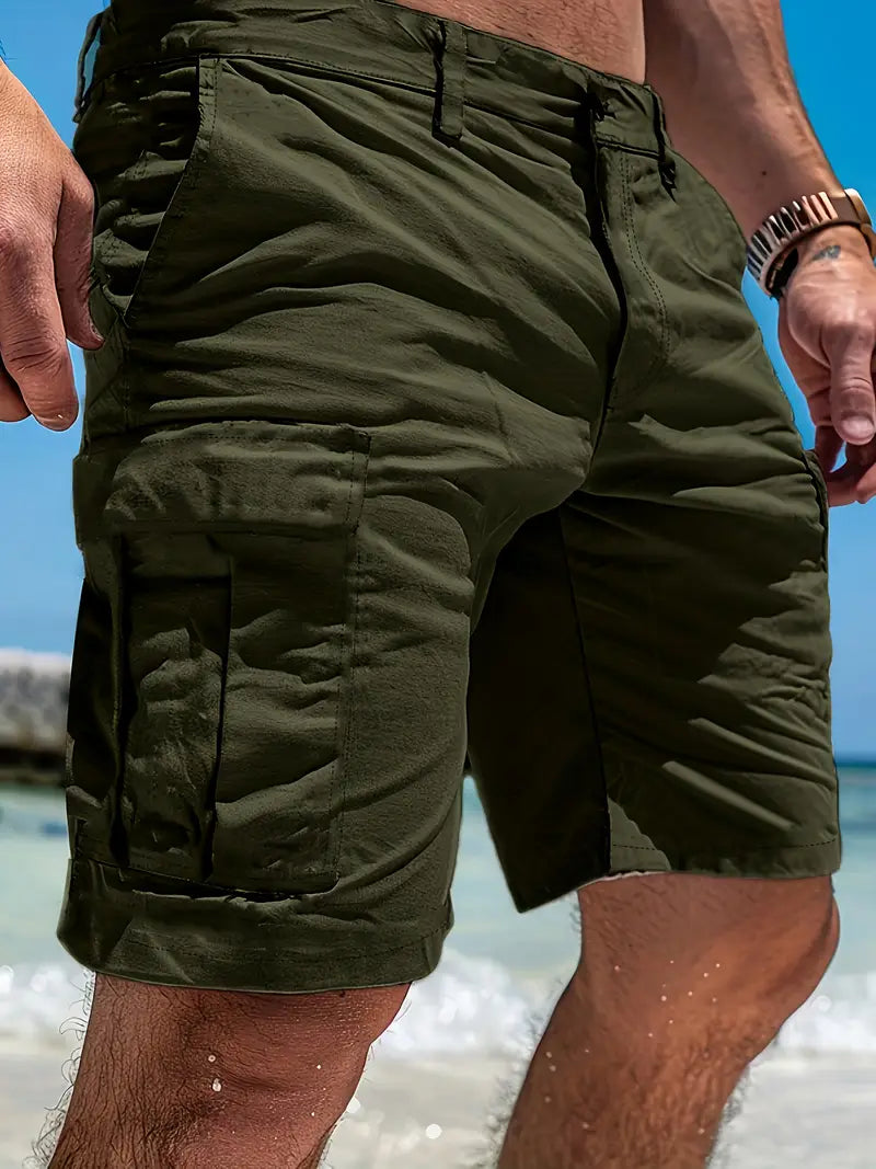Noel Cargo-Shorts für Herren | Grün