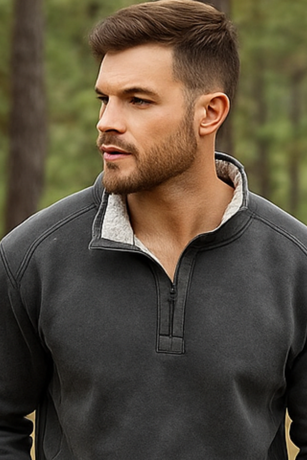 Piolo Fleece-Hemd | Grau
