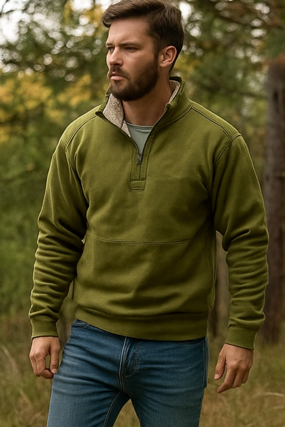 Piolo Fleece-Hemd | Grün