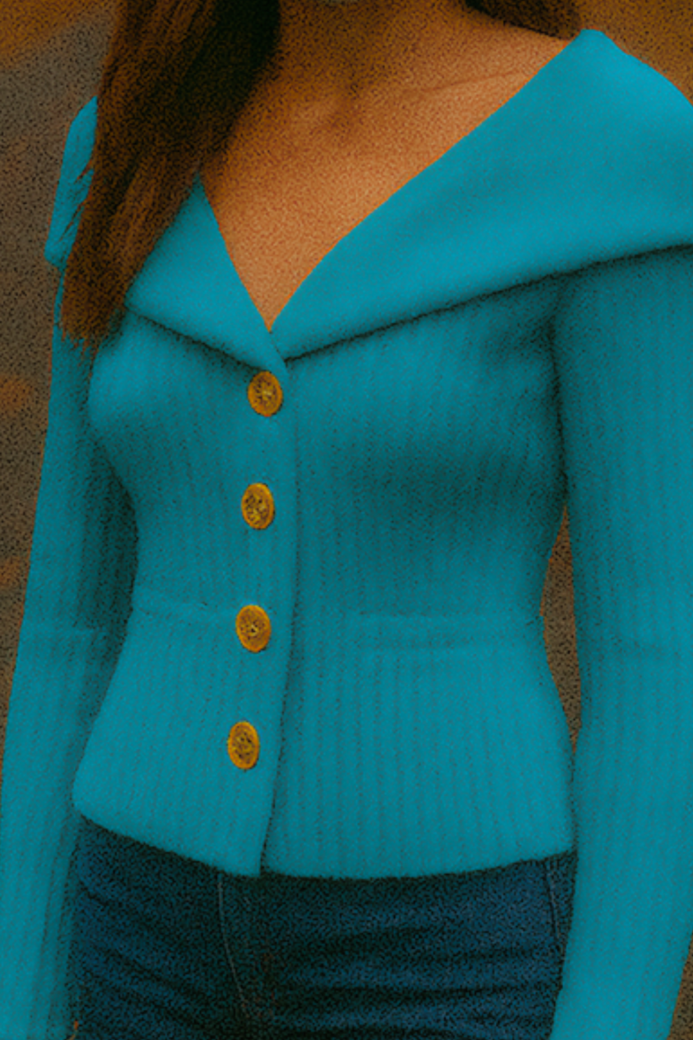Elizah Pullover | Blaugrün