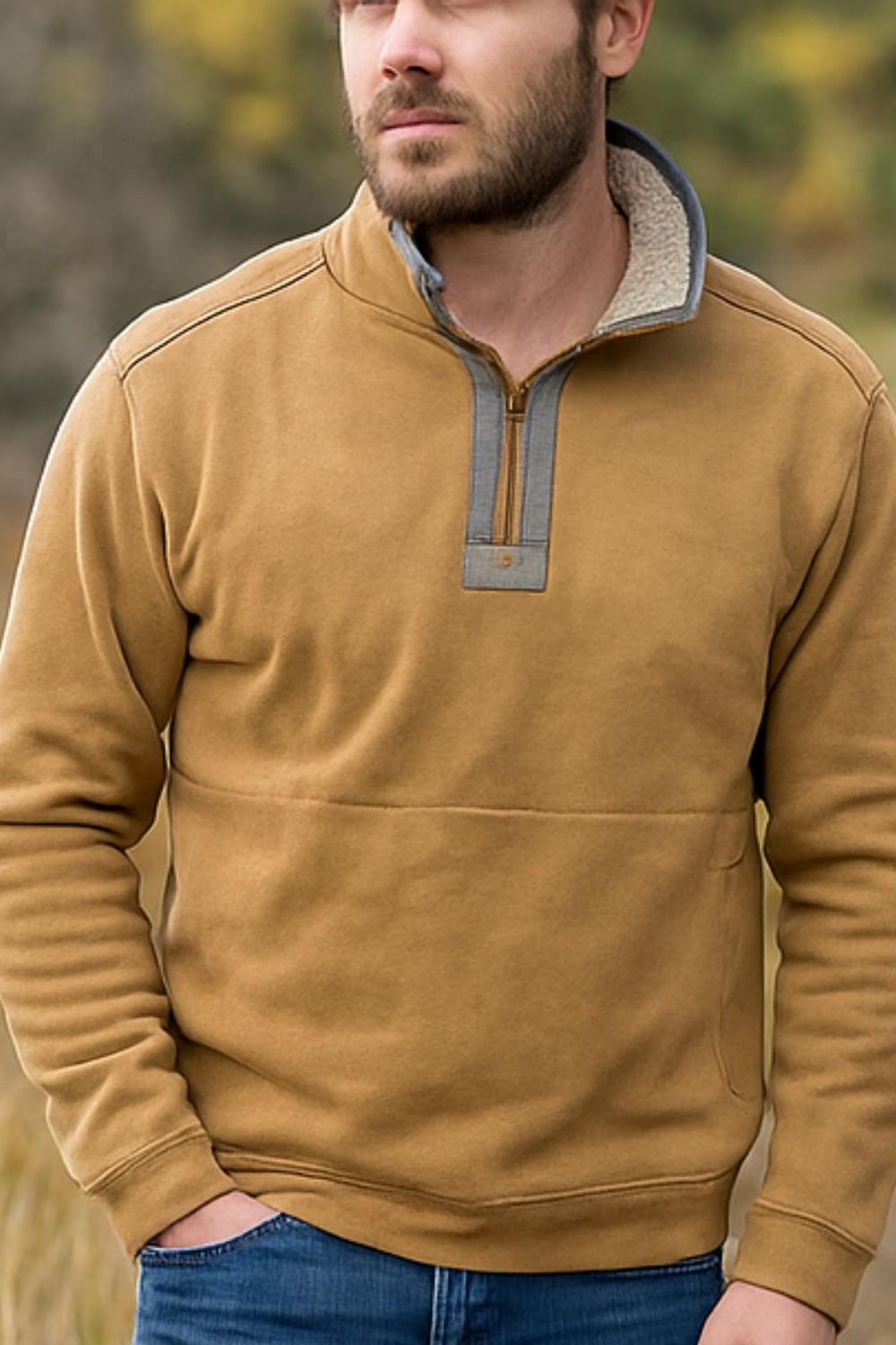 Piolo Fleece-Hemd | Braun