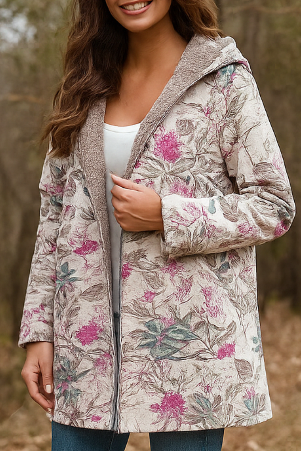Lamelia Jacke mit Fleecefutter | Rosa