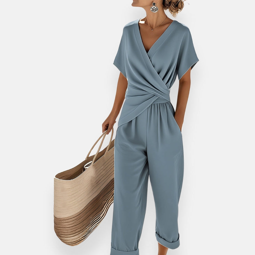 Evelyn - Outfit Set mit Wickelstil