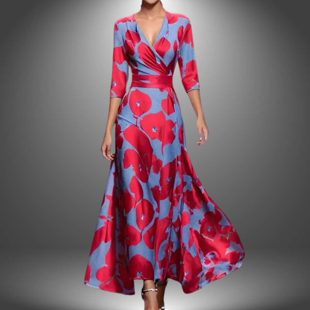 Saffie - Bedrucktes Wickelkleid