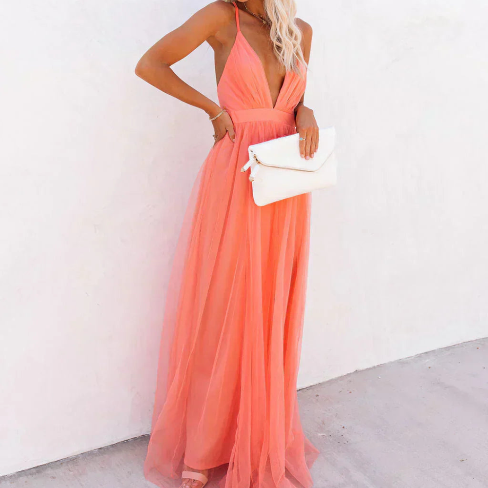 Remia | Maxikleid Lumière Koralle