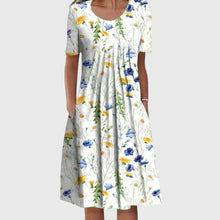 Gelbes Blumenmuster