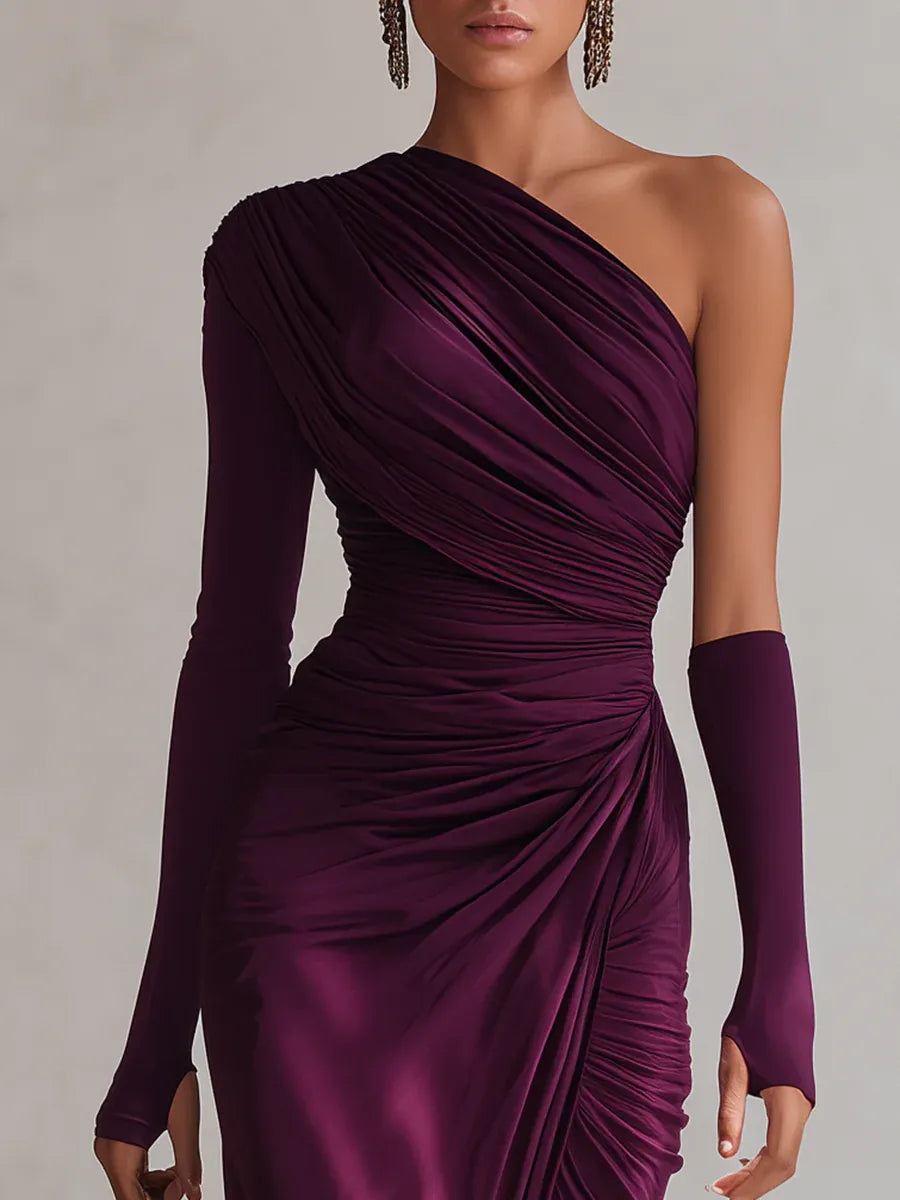Rhianna™ Chic Maxikleid mit Ärmeln