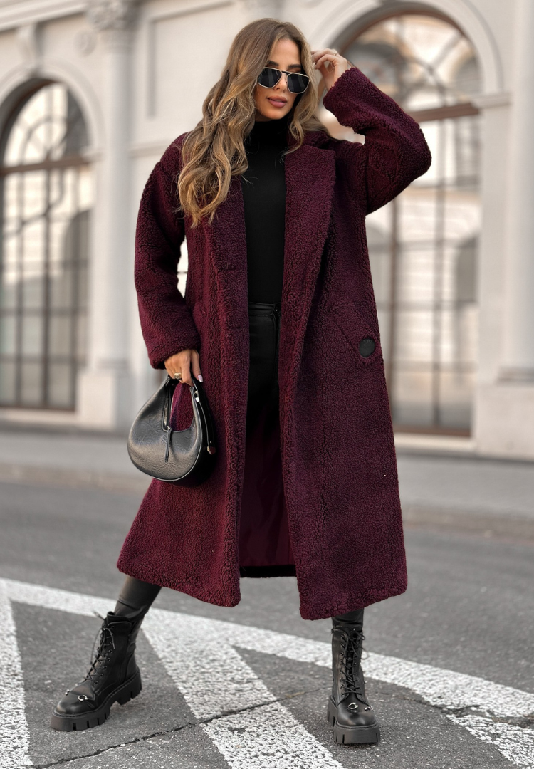 Lea | Lässiger Damenmantel lang modern stylisch