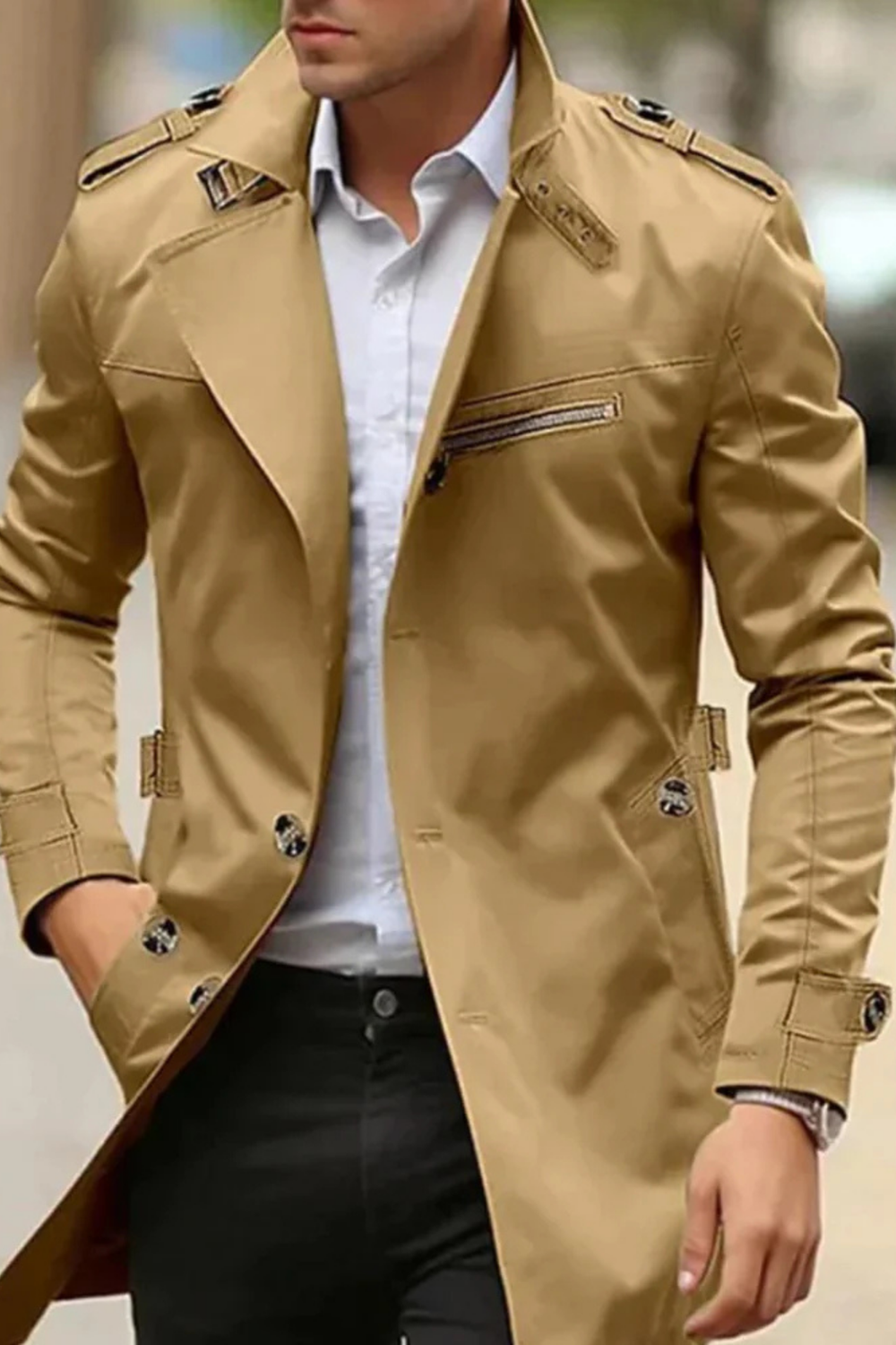 Johnson Premium Jacke für Herren | Dunkelbeige