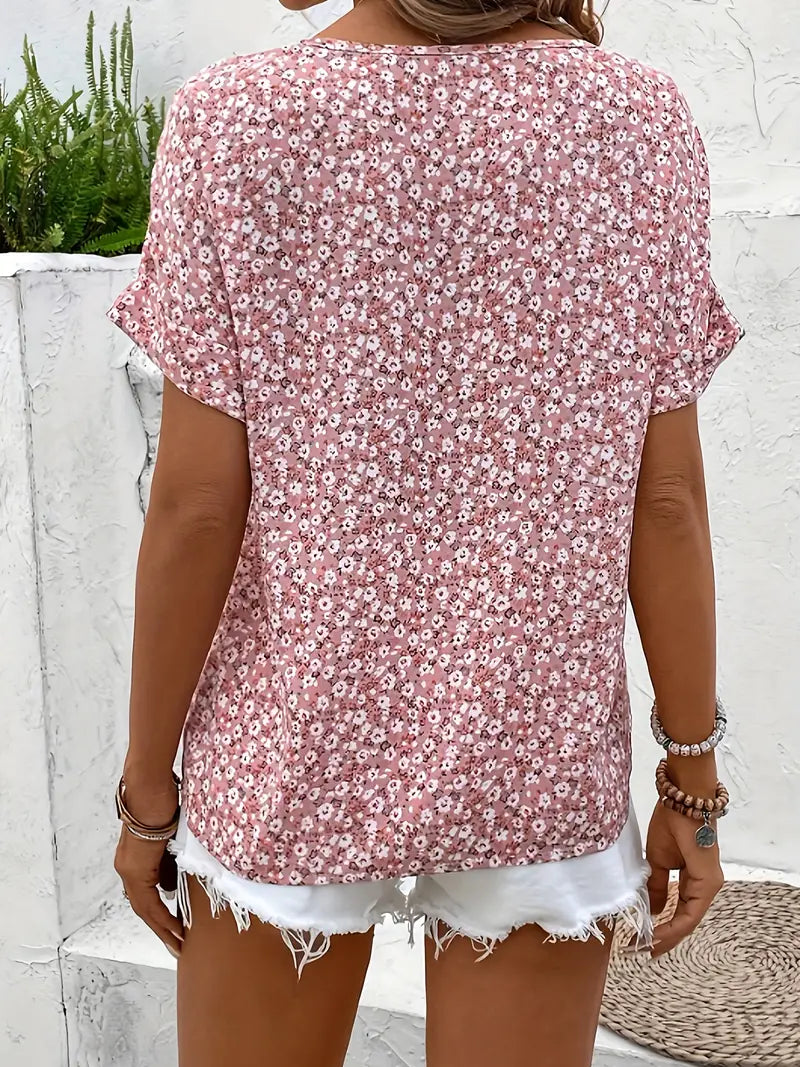Isabella | Stilvolle Bluse mit floralen Details