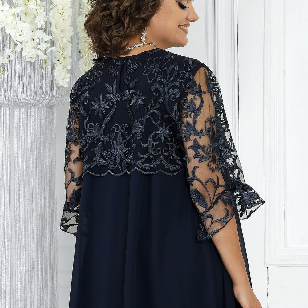 Paula | Lässiges Damen Midikleid elegant