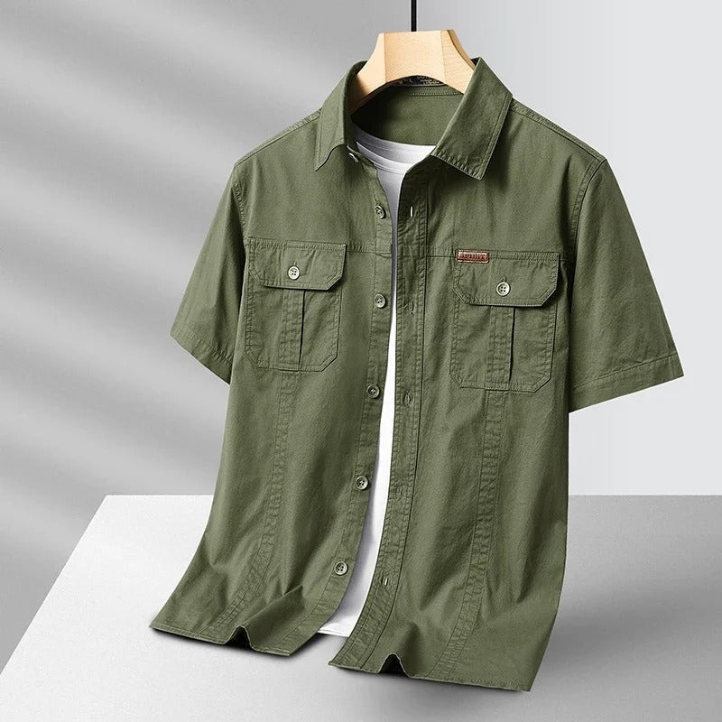 Leon | Sierra Kurzarmshirt mit edlem Finish