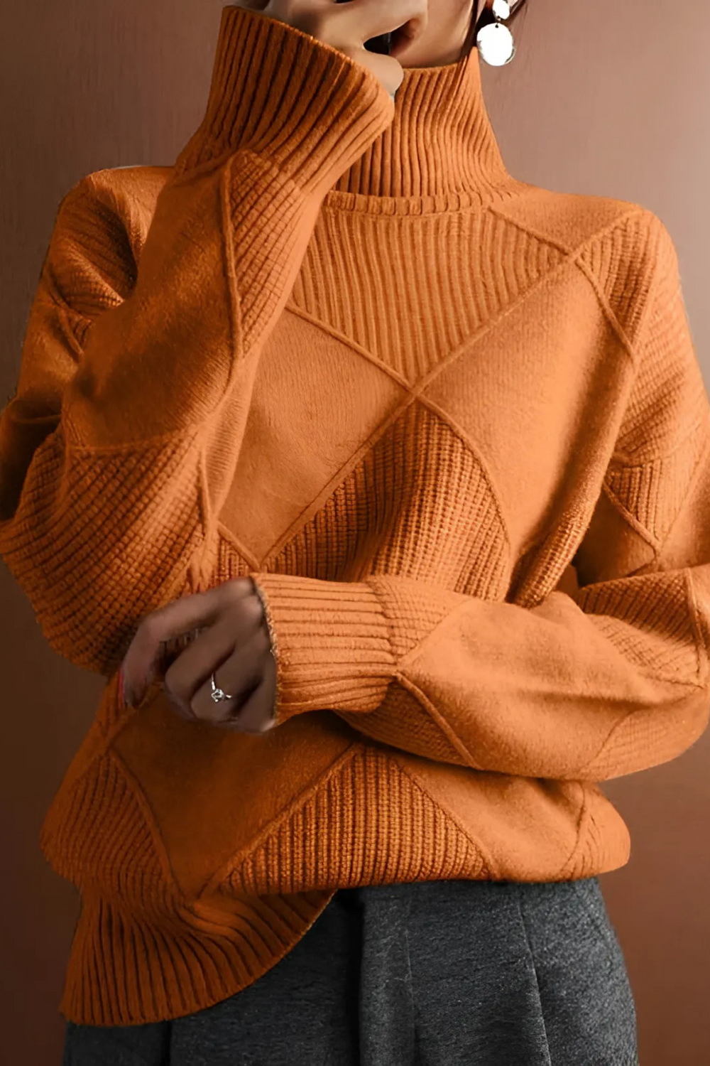Denisse Pullover | Orange