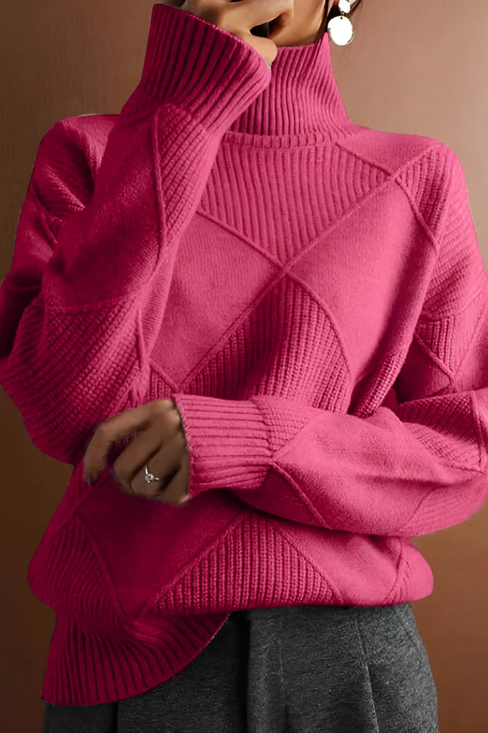 Denisse Pullover | Rosa