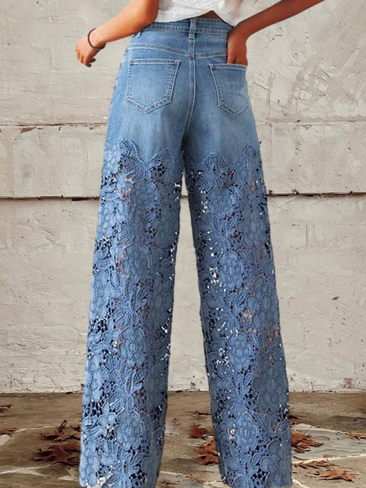 Laura | Damen-Jeans modern & stylisch Patchwork