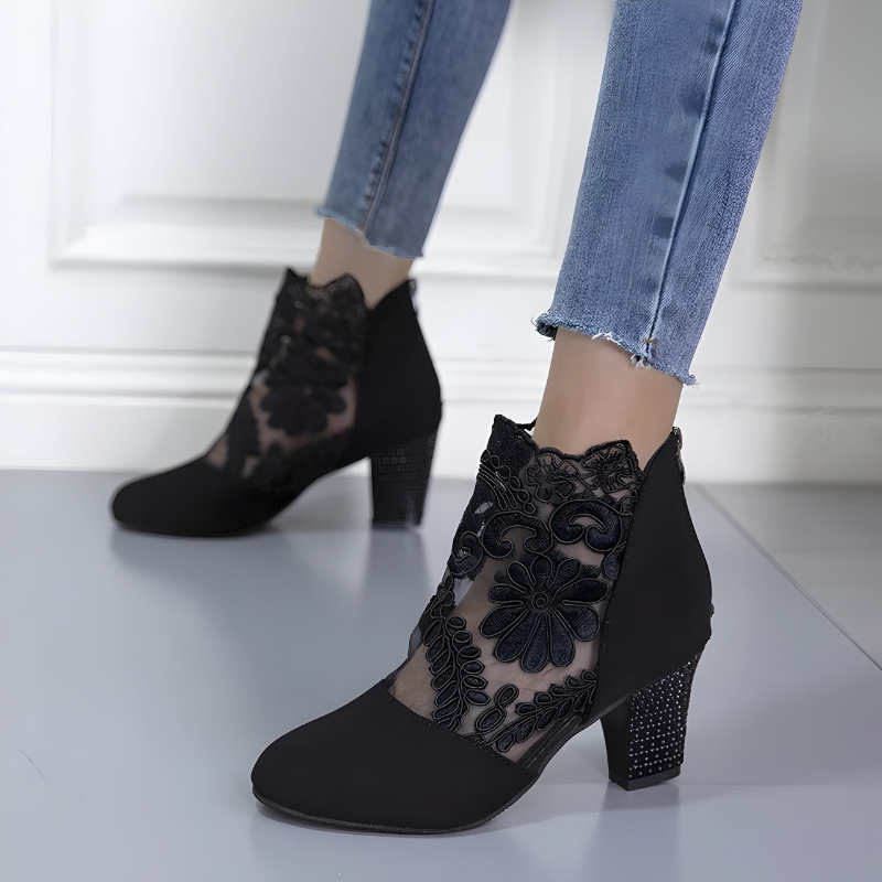 Elizaveta – Orthopädische Schuhe Mit Blumenmuster