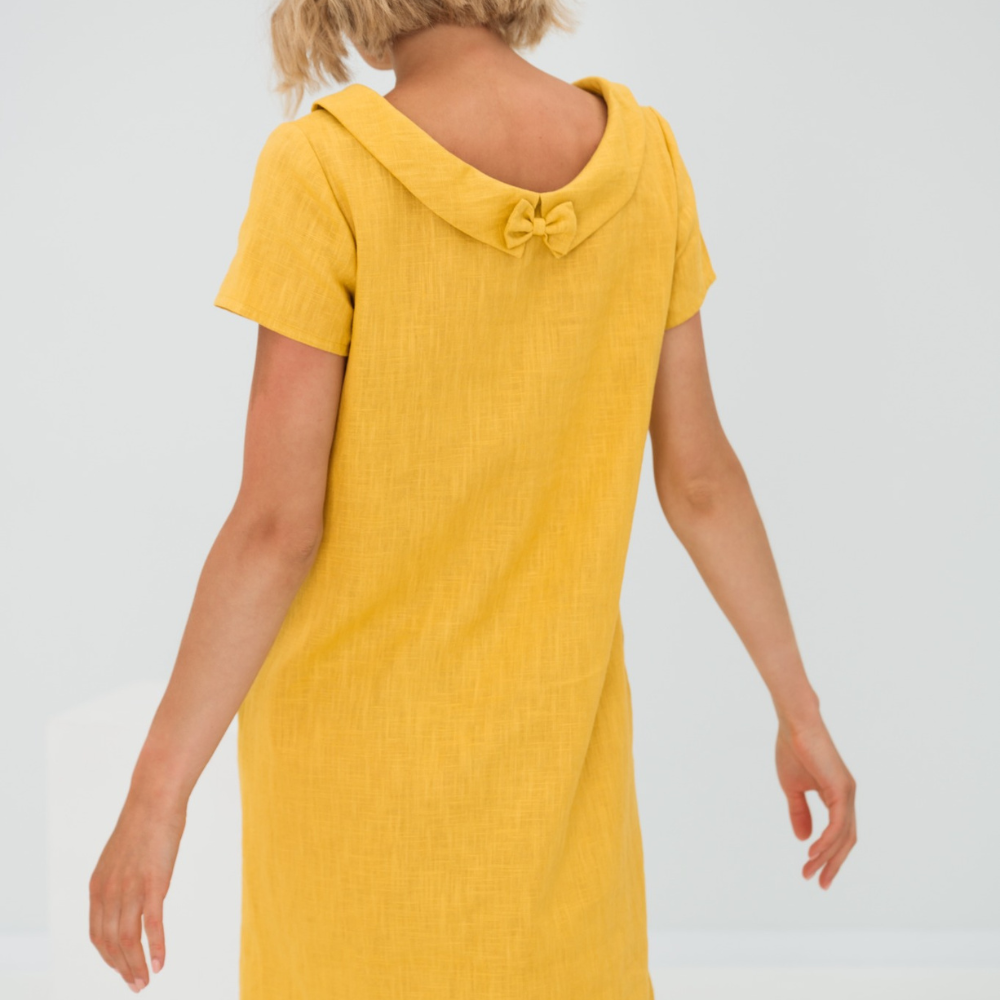 Laura | Luftiges Damen Leinenkleid sommerlich elegant