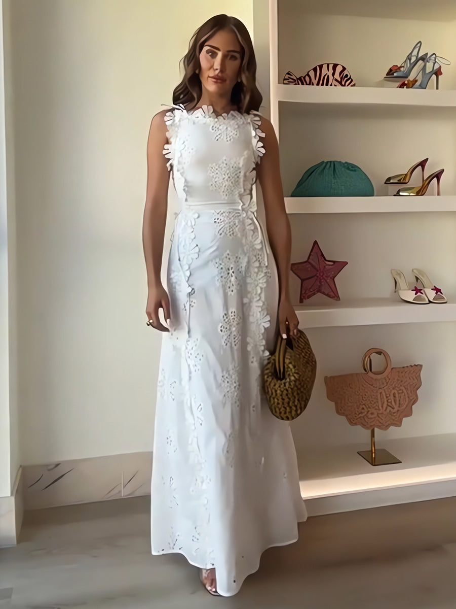 Sylara | Traumhaftes Spitzenschulterkleid
