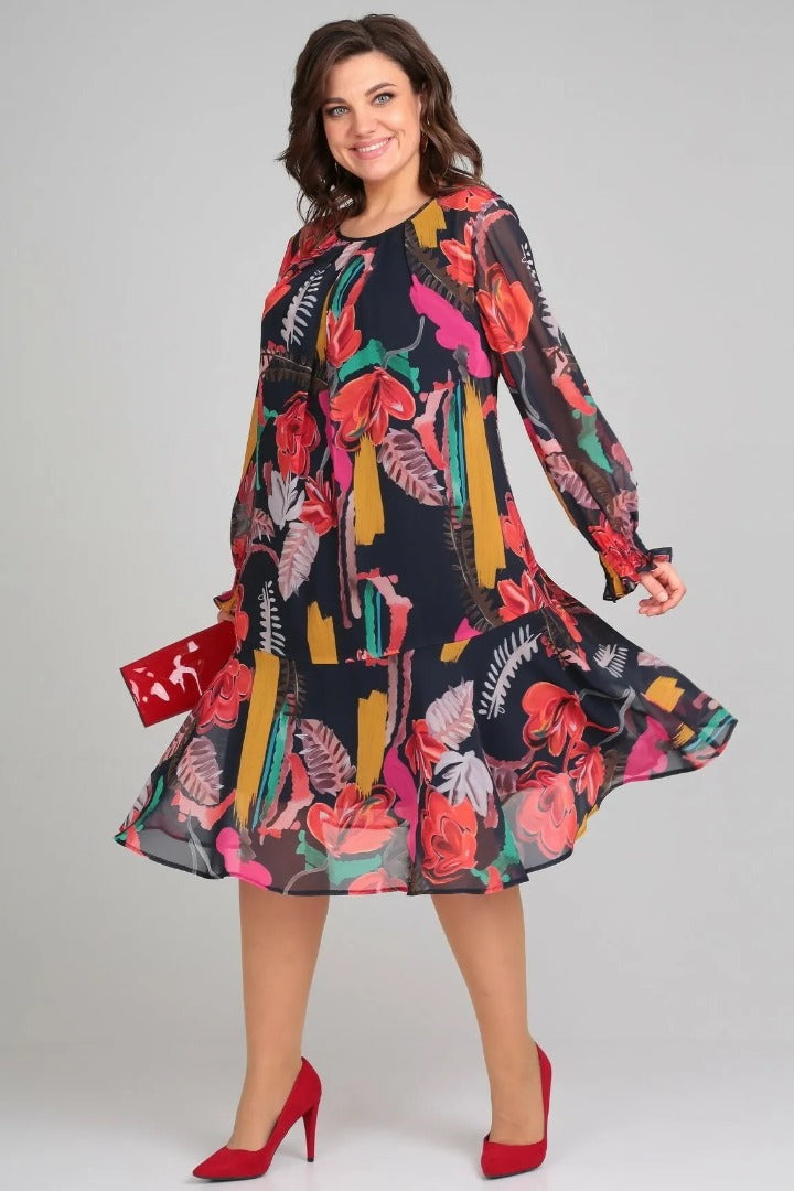 Florinda™ Anmutiges Blumenkleid