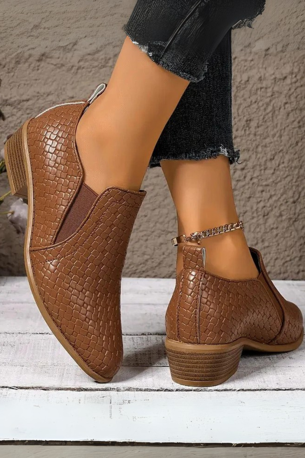 Xandra Orthopädische Oxford-Schuhe aus Leder | Braun