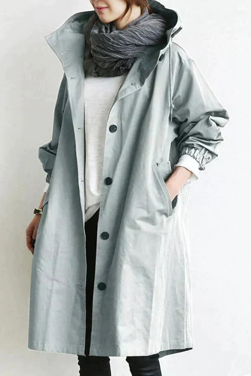 Dolly Stilvoller Trenchcoat | Grau