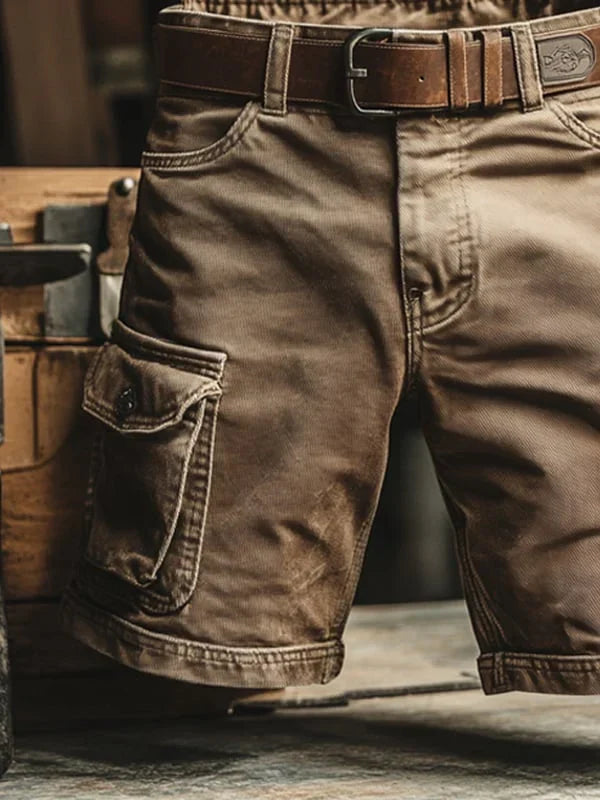 Leo | Retro Cargo-Shorts mit vielen Taschen