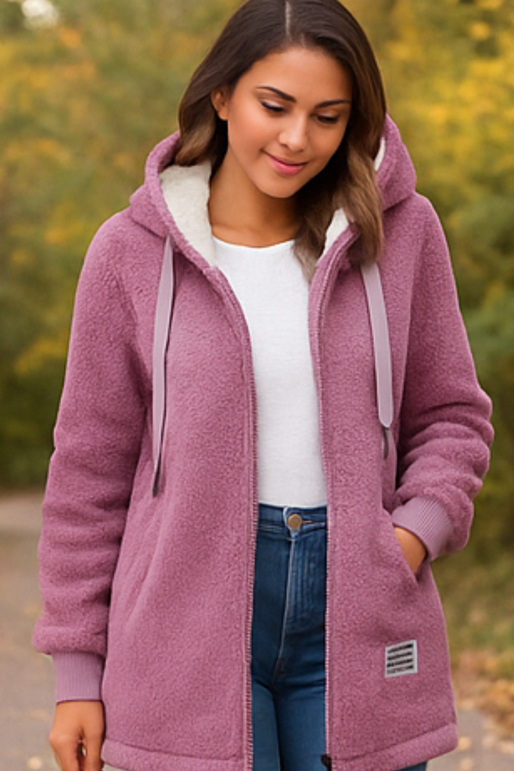 Serena Fleecejacke | Rosa