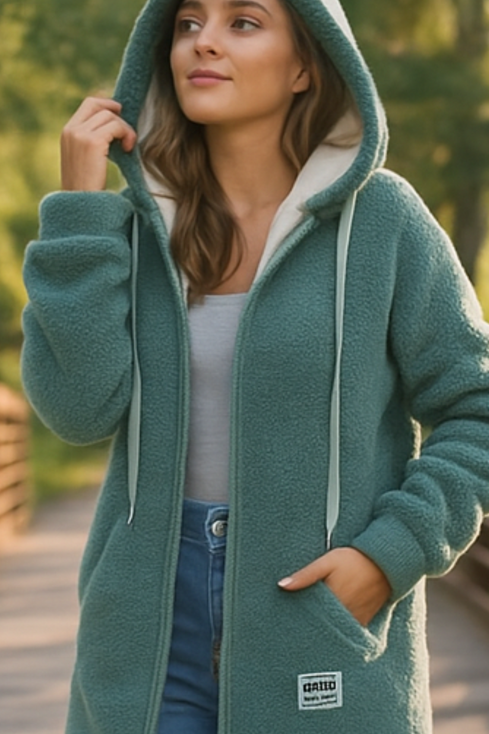 Serena Fleecejacke | Grün
