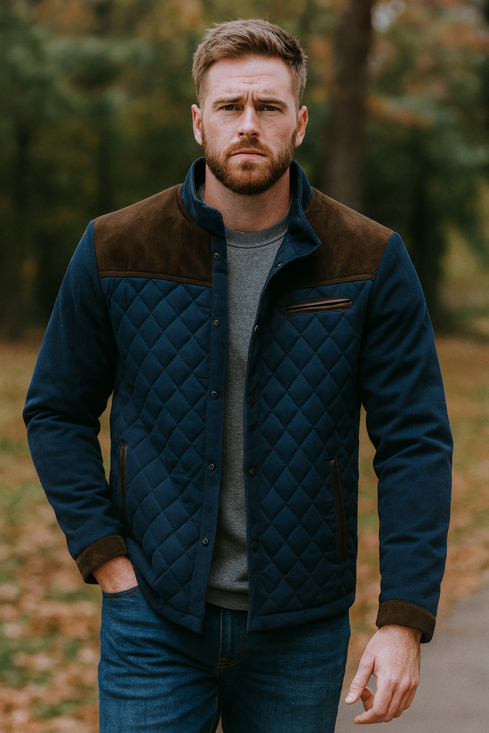 Gary Elegantes Herrenjackett | Braun