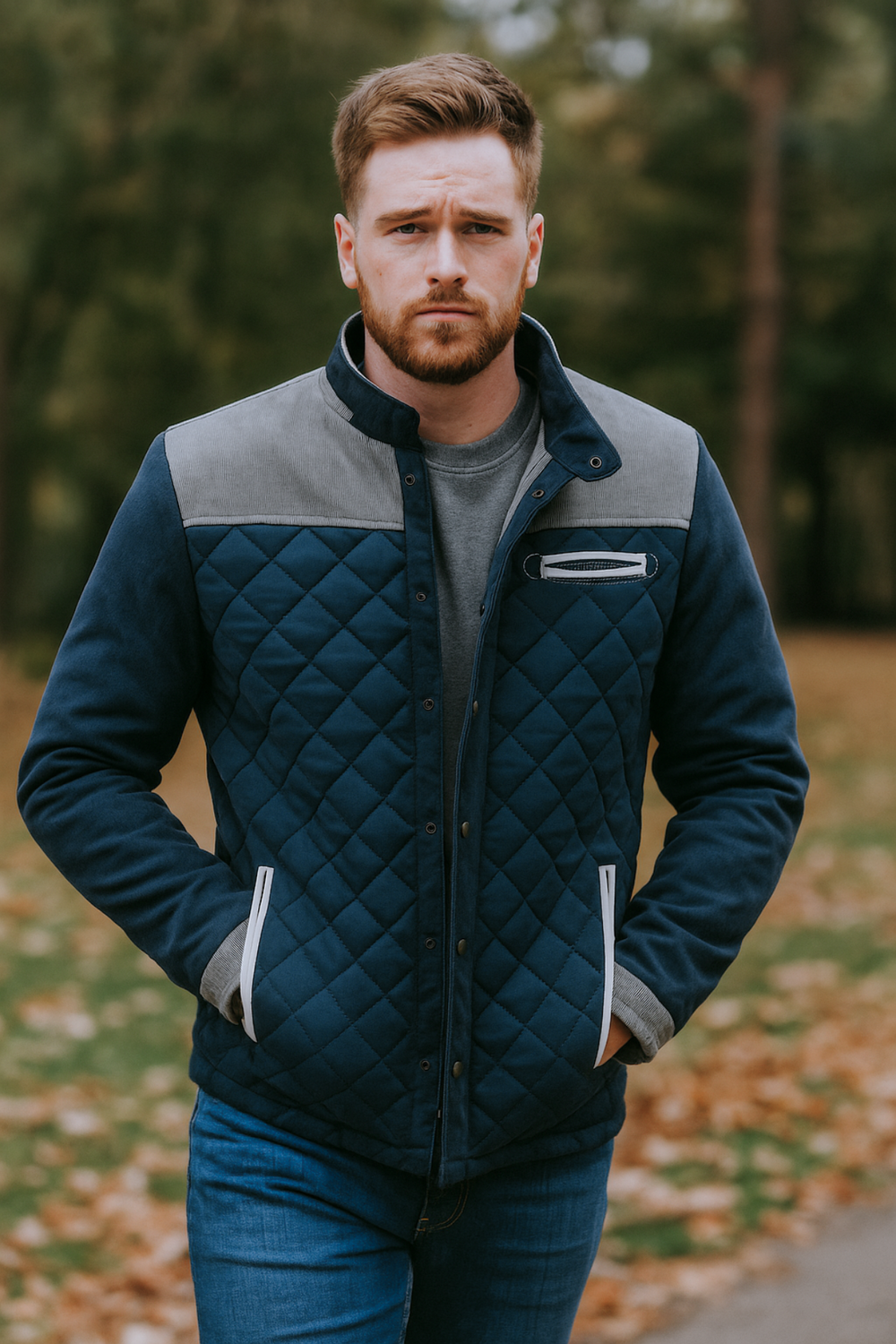 Gary Elegantes Herrenjackett | Grau