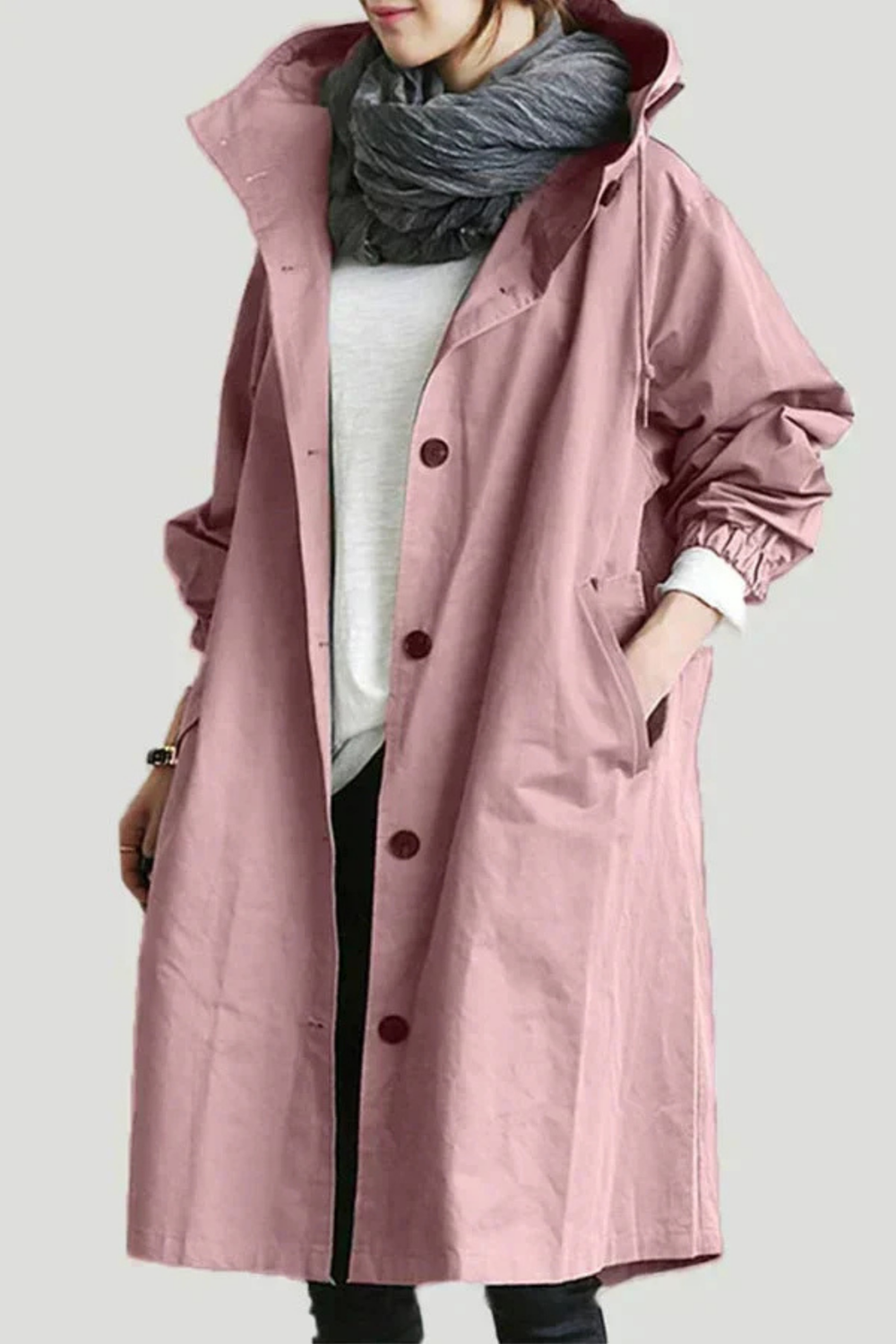 Dolly Stilvoller Trenchcoat | Rosa