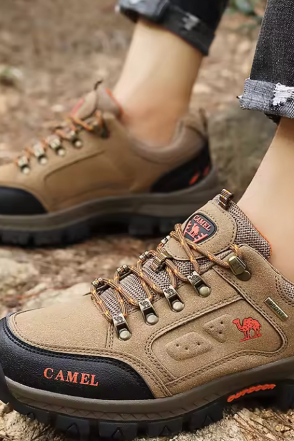 Amelio Innovative Wanderschuhe | Braun