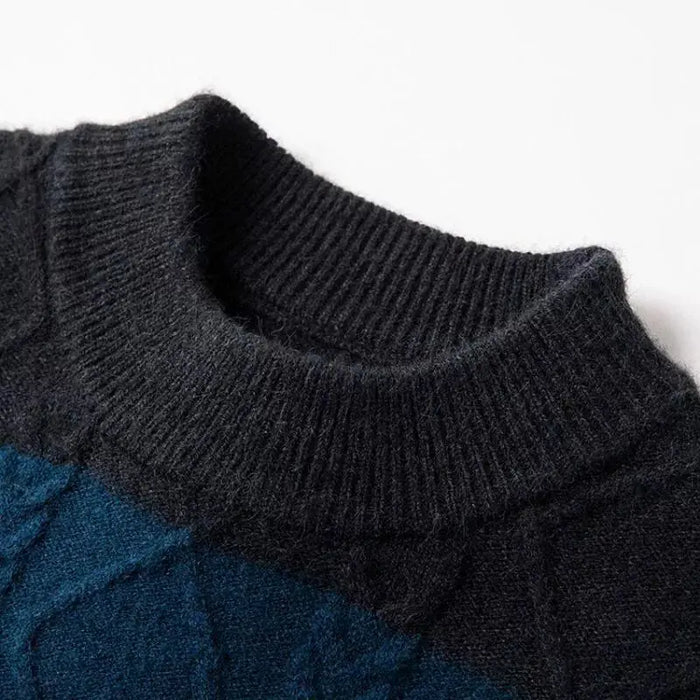 Jacquard-Pullover für elegante Wärme an kalten Tagen