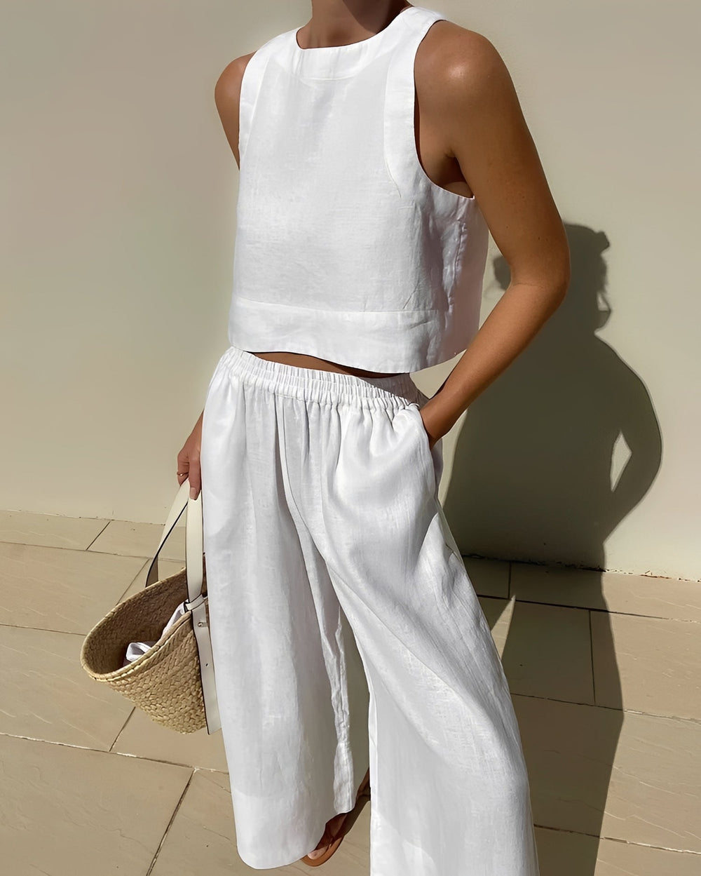 Sasha - Lässiges, locker sitzendes Zweiteiliges Set für Damen