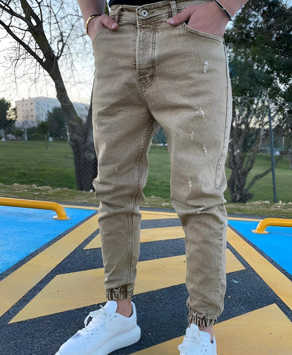 Andre - Stilvolle Slim-Fit-Jeans mit Rissen für Herren