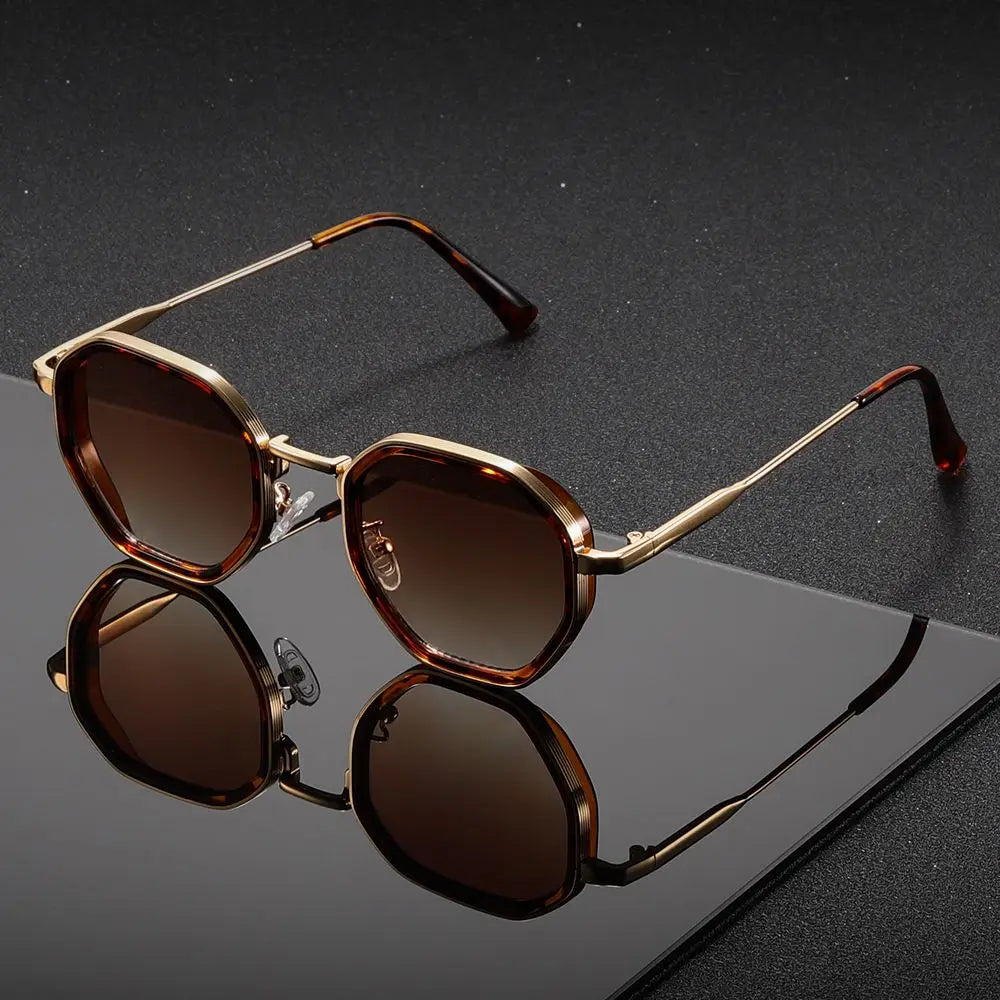 Velmora - Stylische Achtkant Sonnenbrille Mit UV Schutz