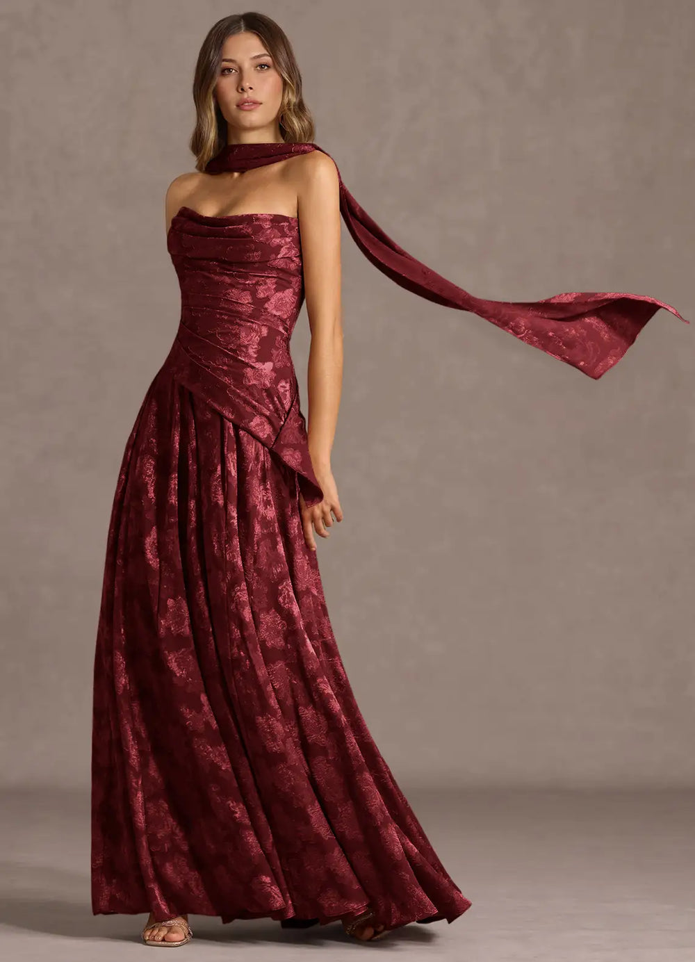 Maxikleid für Damen mit Korsett