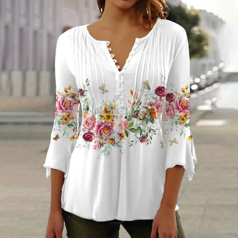 Devika - Bluse mit Floralprint