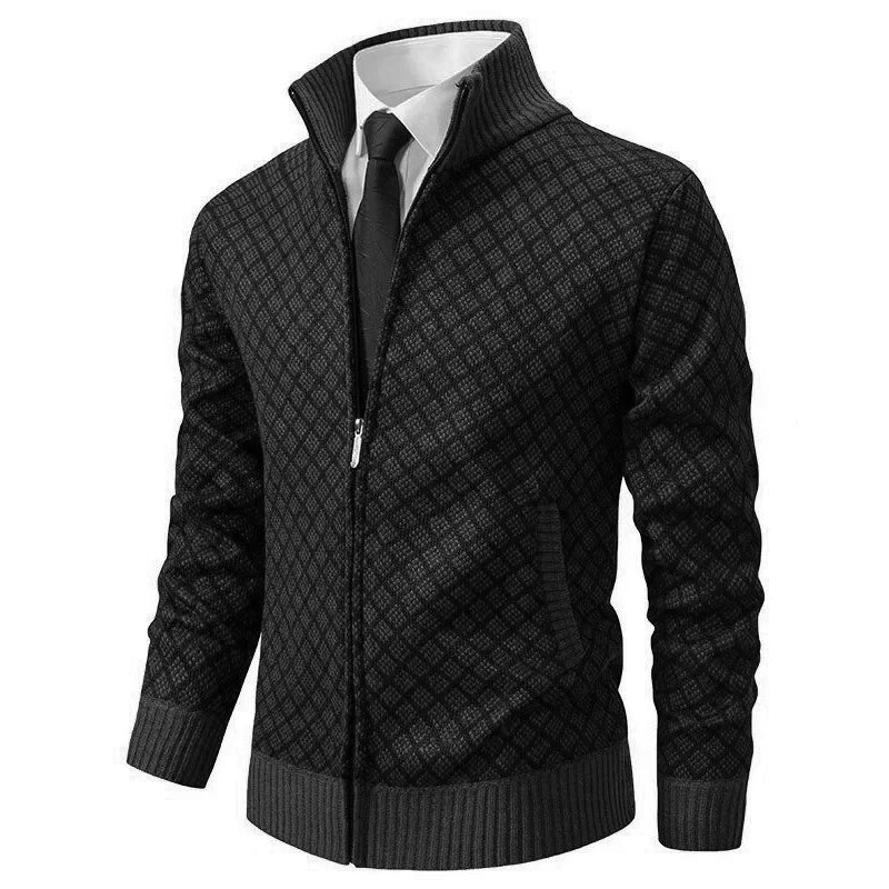 Maximilian | Premium-Strickjacke mit Reißverschluss
