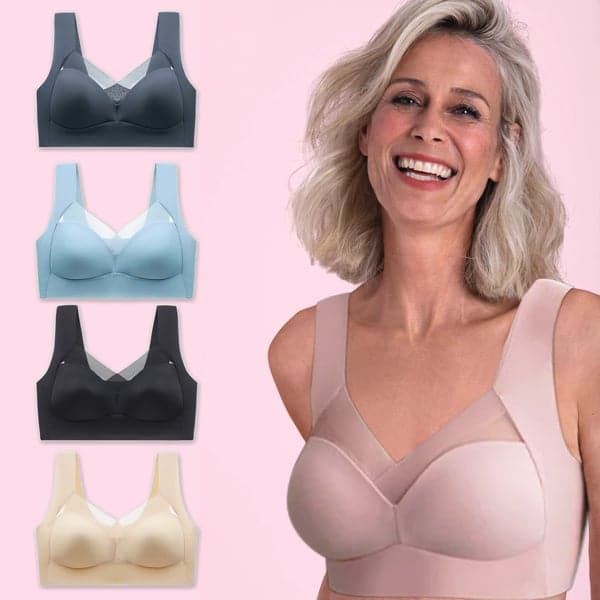 Charmante drahtlose Push-Up-BHs 1+1 GRATIS