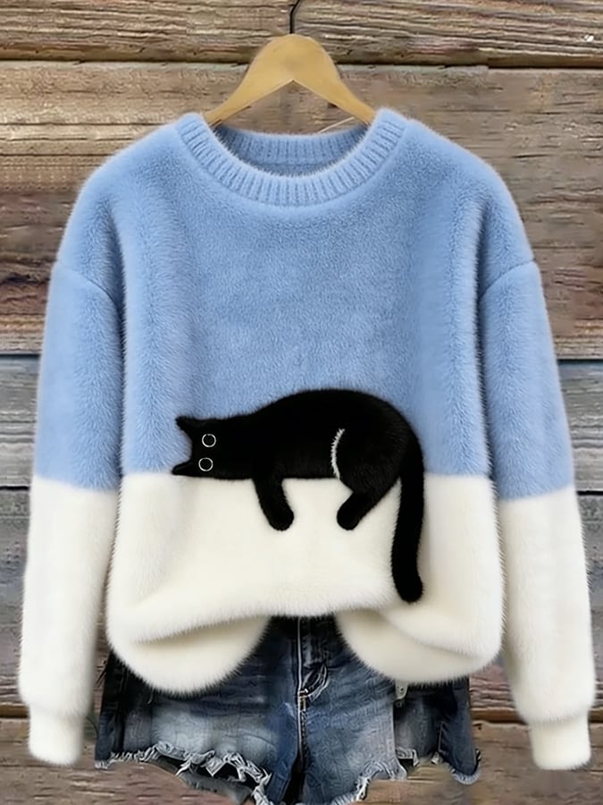 Elisa | Weicher Damen Strickpullover klassisch