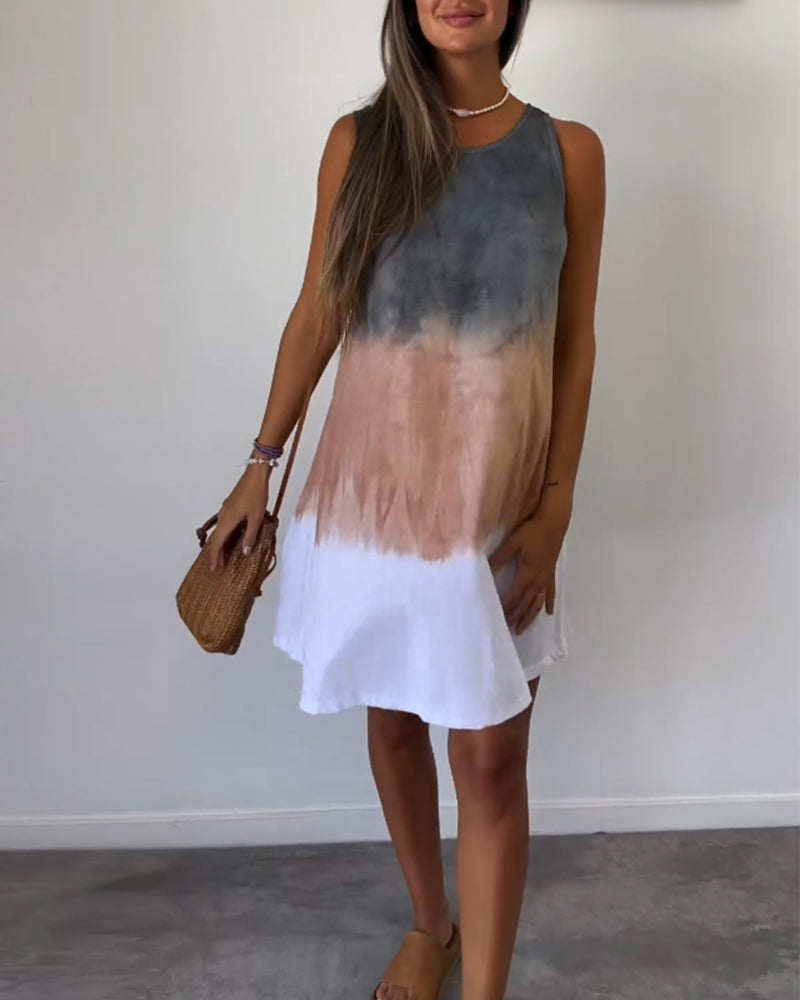 Vionette - Lässiges Gradient Kleid