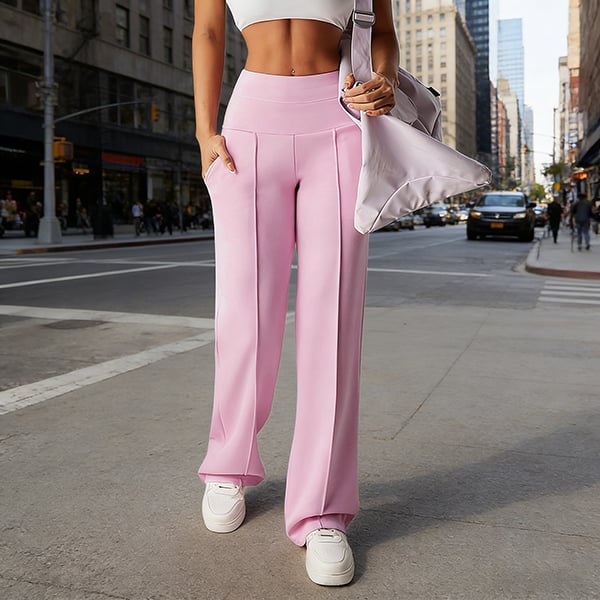 Alba | Hosen mit geradem Schnitt und weitem Bein