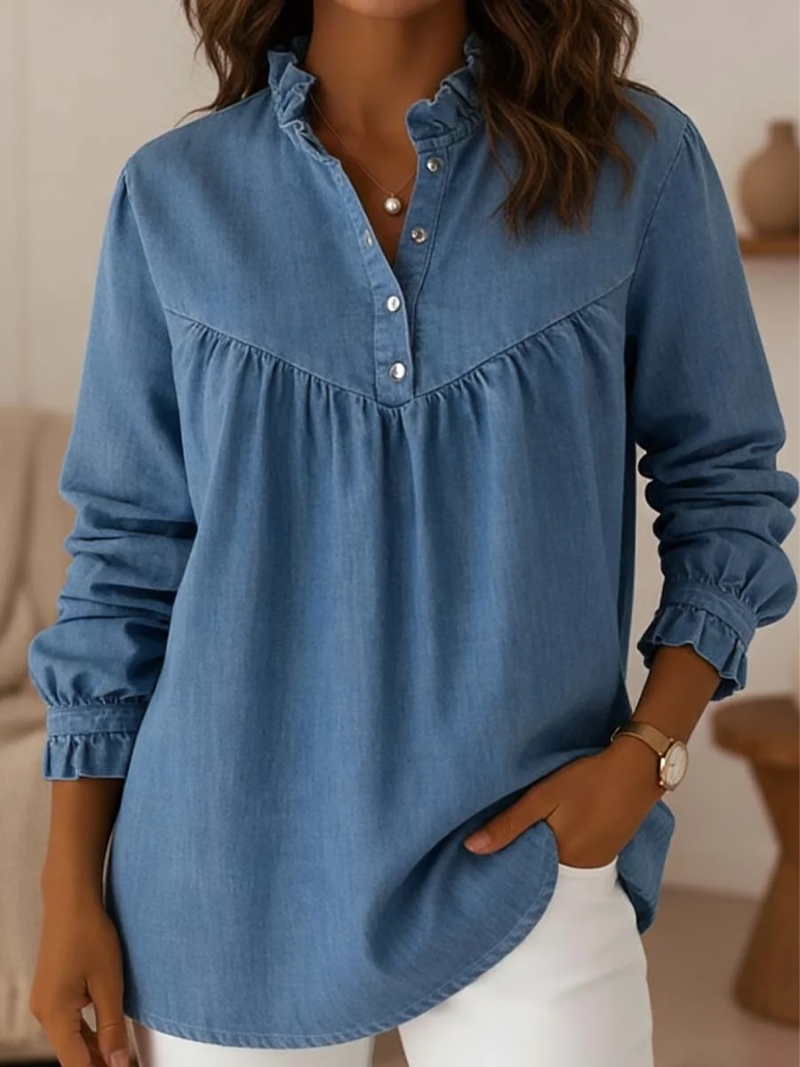 Elvaen - Bluse mit weichem Griff