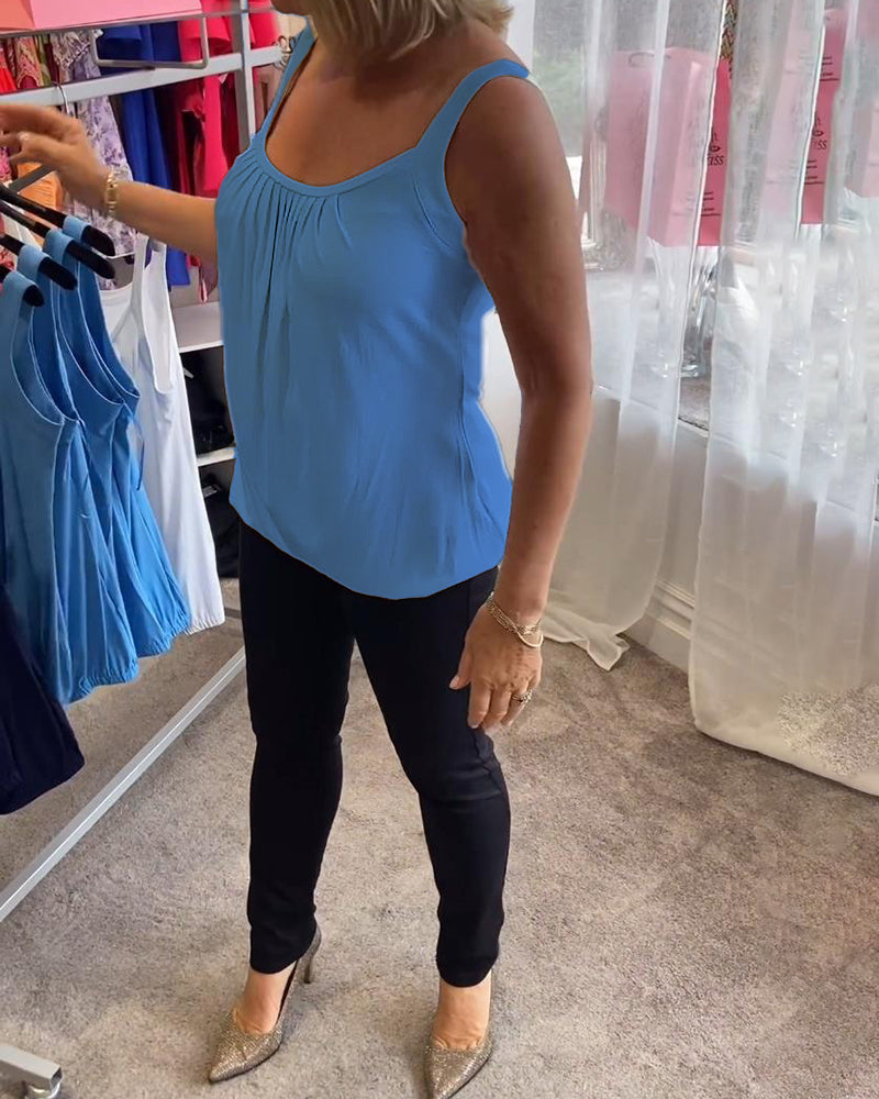 Corina - Softtouch-Tanktop mit U-Ausschnitt