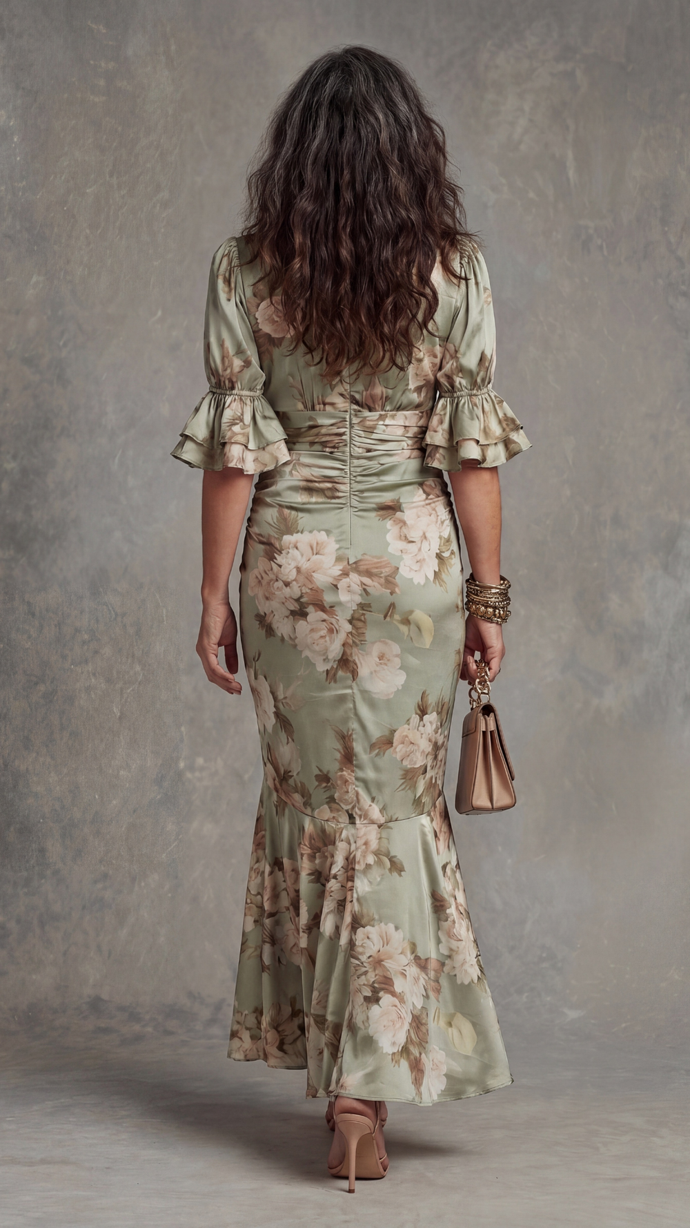 Yareen - Soft-Touch-Blumenkleid