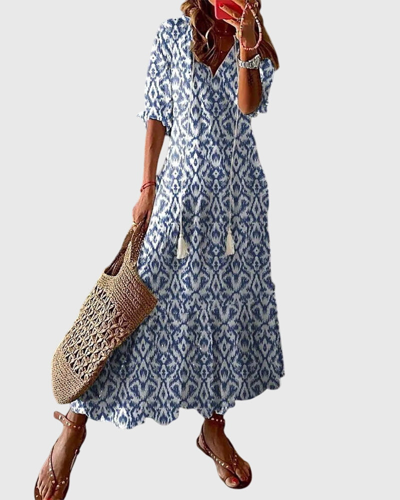 Amalia™ | Retro Bohemian Sommerkleid