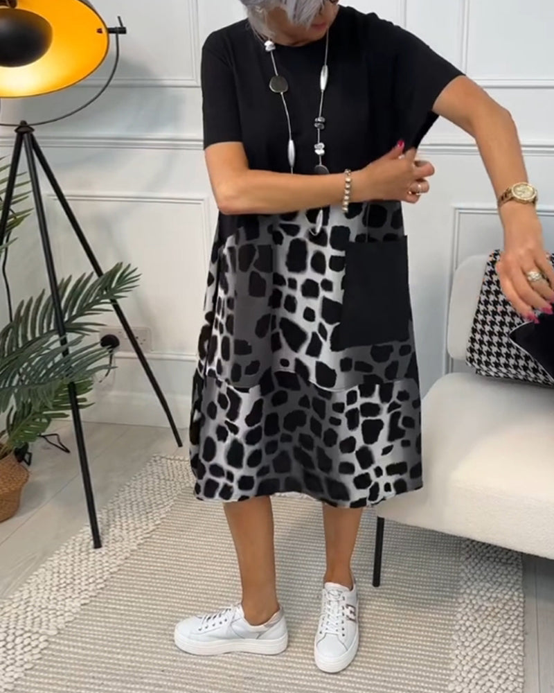 Sherlene - Leopardprint Kleid